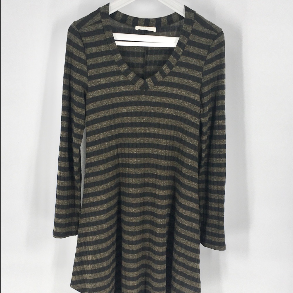 Anthropologie Entro Striped Sweater Dress M